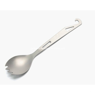 Высокое качество титана Spork с крышкой открывалка